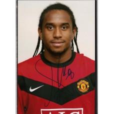 Signed photo of Anderson the Manchester United footballer.